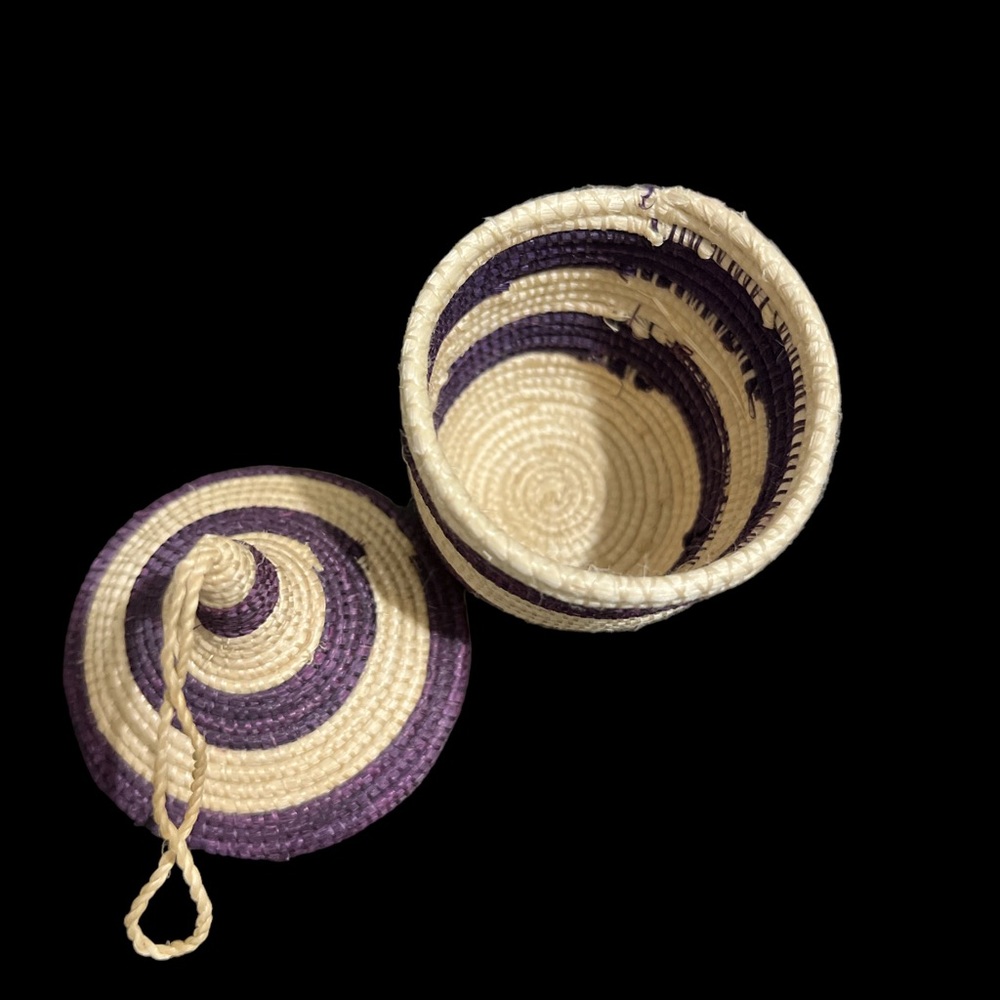 Tiny handwoven basket
